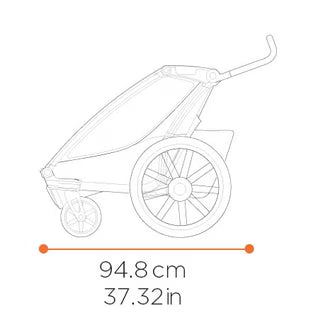 Thule Chariot Cross 2 (2 places) - offre