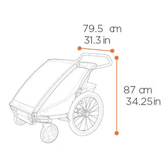 Thule Chariot Cross 2 (2 places) - offre