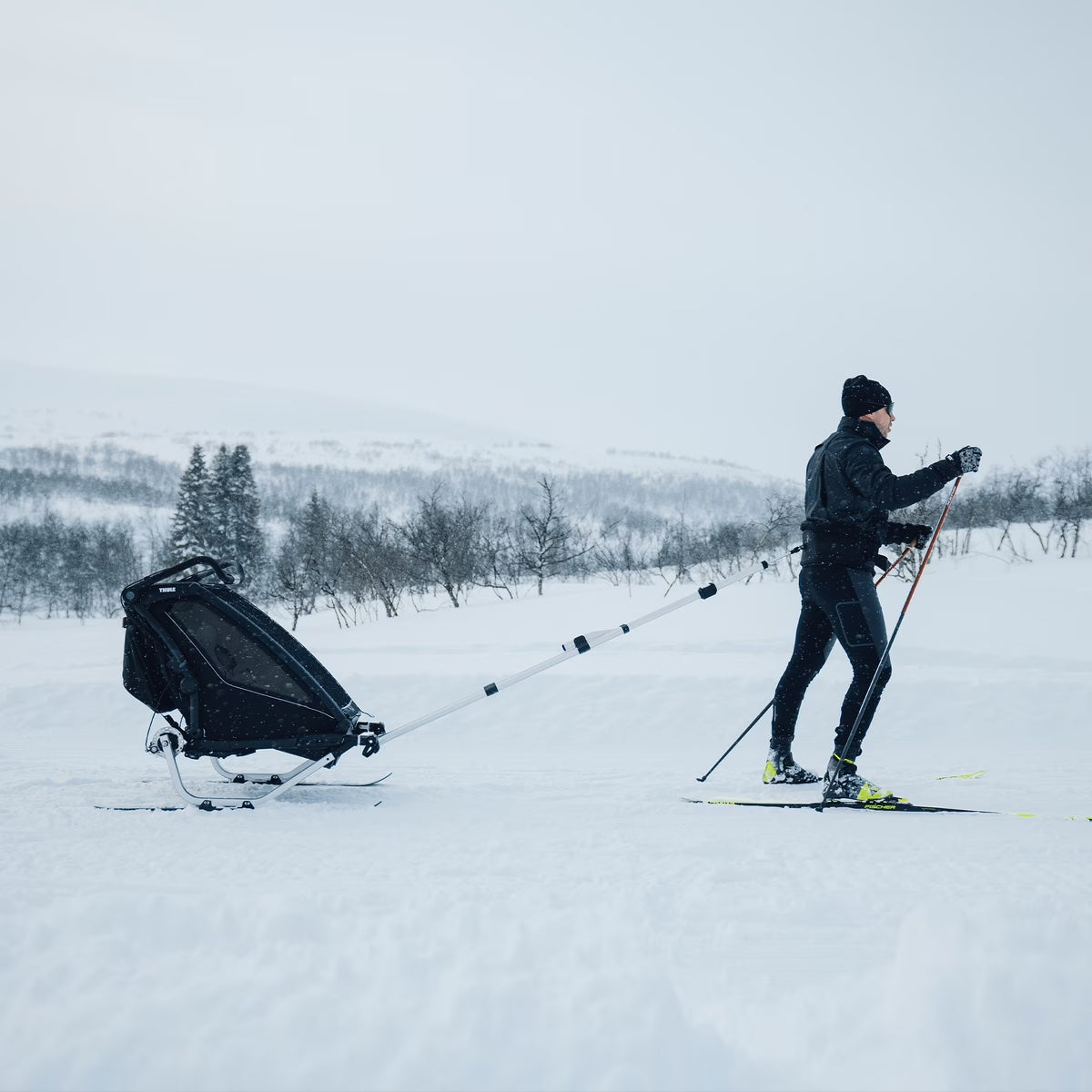 Location - Thule - Kit de skis pour chariots - Nouveau modele (accessoire)