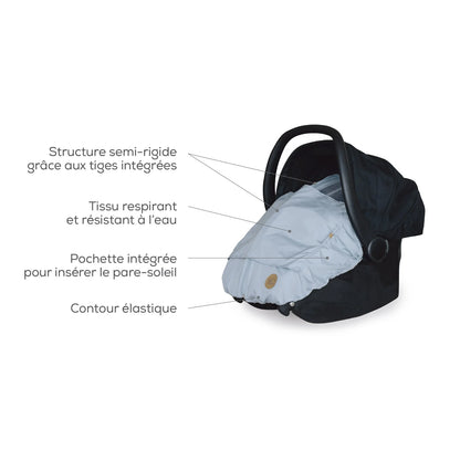 Location - Petit Coulou - Housse d'été pour siège auto
